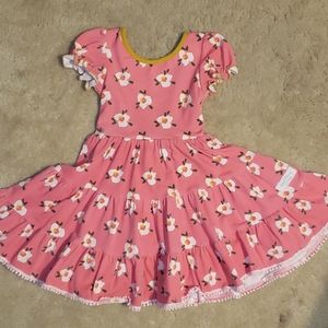 Sweet Honey Girls 2T Floral Dress